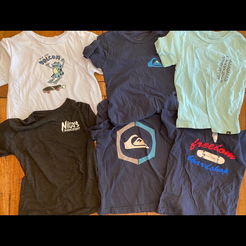 Volcom, Quiksilver, Hurley Shirts Size 5/6